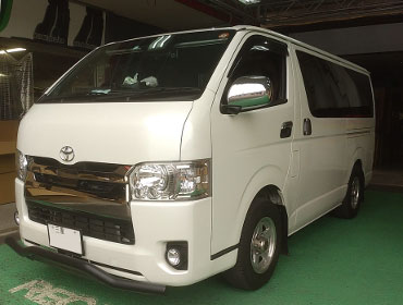 TOYOTA�@�n�C�G�[�X�@5�^�@�f�B�[�[���@�i���[�i2020�N�j�@�Ɂ@RECARO�i���J���j�@SR-7�@GU100�@�u���E���@���@SR-7F�@GU100�@�u���E���@����