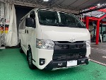TOYOTA�@�n�C�G�[�X�@200�n�@6�^�i���[�f�B�[�[���@�Ɂ@RECARO�i���J���j�@SR-7F�@GK100�@BK/RED�@����