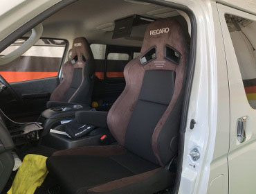 TOYOTA�@�n�C�G�[�X���S���@200�n�@���C�h�i2019�N�j�@�Ɂ@RECARO�i���J���j�@SR-7F�@GU100�@�u���E���@�A�[�����X�g�t���@�~���E�@����