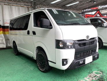 TOYOTA�@�n�C�G�[�X�o���@7�^�@�i���[�@�f�B�[�[���i2023�N�j�@�Ɂ@RECARO�i���J���j�@SR-7F�@GU100�@�u���E���@�~���E�@����