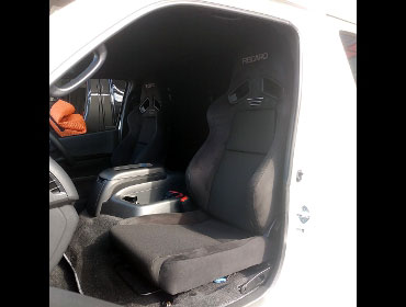 TOYOTA�@�n�C�G�[�X�@�X�[�p�[GL�i2022�N�j�@�Ɂ@RECARO�i���J���j�@SR-7F�@GU100�@BK�@�~���E�@����
