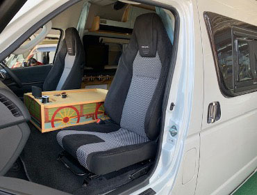 TOYOTA�@�n�C�G�[�X�@TRH�@�X�[�p�[�����O�o��DX�@7�^�@�Ɂ@RECARO�i���J���j�@LX-F�@WU110�@BK�@�~���E�@����