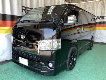 TOYOTA�@200�n�n�C�G�[�X�@6�^�@�f�B�[�[���@�i���[�@�Ɂ@RECARO�i���J���j�@SR-7F�@GU100�@�u���E���@�A�[�����X�g�t���@�~���E�@����