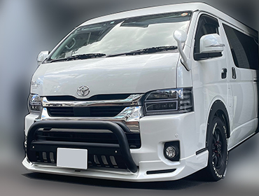 TOYOTA�@�n�C�G�[�X�@6�^�@�Ɂ@RECARO�i���J���j�@SR-7F�@GU100�@BK�@����