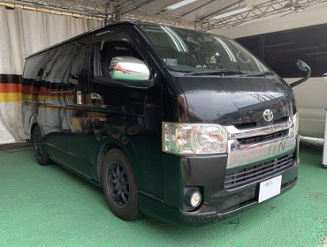 TOYOTA�@�n�C�G�[�X�@200�n�i2014�N�j�@�Ɂ@RECARO�i���J���j�@SR-7F�@GK100�@BK/BK�@�A�[�����X�g�t���@�V�[�g�q�[�^�[�t���@����