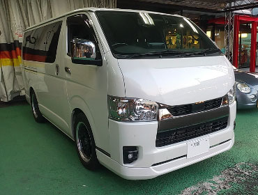 TOYOTA�@�n�C�G�[�X�@7�^�i���[�f�B�[�[���@�Ɂ@RECARO�i���J���j�@SR-7F�@GK100�@BK/BK�@A/R�@����