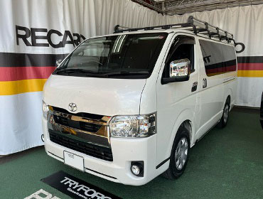 TOYOTA�@�n�C�G�[�X�@6�^�@�i���[�f�B�[�[���@�Ɂ@RECARO�i���J���j�@�G���S���hMV�@BK�@�V�[�g�q�[�^�[�t���@����