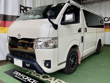 TOYOTA�@�n�C�G�[�X�@7�^���C�h�K�\�����i2024�N�j�@�Ɂ@RECARO�i���J���j�@SR-C�@UT100H�@A/R�@BK�@�V�[�g�q�[�^�[�t���@�~���E�@����