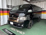 TOYOTA�@�n�C�G�[�X�o�����C�h�S�^�@TRH216K�@�Ɂ@RECARO�i���J���j�@SR-C�@BK100H�@A/R�@BK/BK�@�V�[�g�q�[�^�[�t���@�~���E�@����