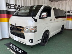 TOYOTA�@�n�C�G�[�X�@TRH200V�i2021�N�j�@�Ɂ@RECARO�i���J���j�@SR-C�@BK100H�@BK/BK�@�V�[�g�q�[�^�[�t���@����