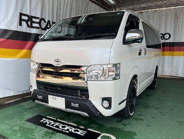 TOYOTA�@�n�C�G�[�X�@KDH206V�i2015�N�j�@�Ɂ@RECARO�i���J���j�@LX-F�@TR�@NN�@�~���E�@����