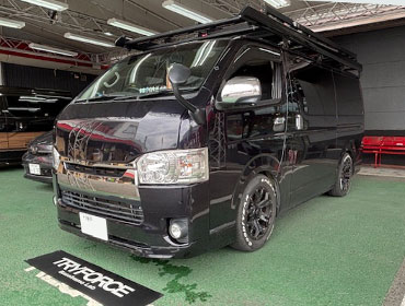 TOYOTA�@�n�C�G�[�X�@QDF-KDH201V�i2015�N�j�@�Ɂ@RECAROO�i���J���j�@�G���S���hMV�@BK�@�V�[�g�q�[�^�[�t���@����