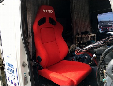 HINO�@�O�����h�v���t�B�A�i2008�N�j�@�Ɂ@RECARO�i���J���j�@SR-7F�@KK100�@RED�@����
