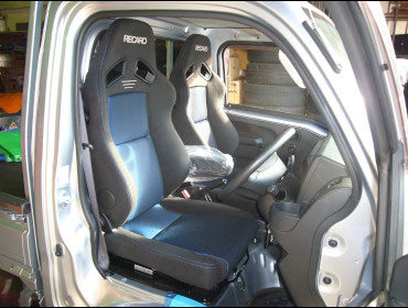 DAIHATSU�@�n�C�[�b�g�g���b�N�@�_���v�@�d�����[�^�[�_���v�t���@S510P�i2017�N�j�@�Ɂ@RECARO�i���J���j�@SR-7F�@GK100�@BK/�u���[�@�V�[�g�q�[�^�[�t���@�~���E�@����