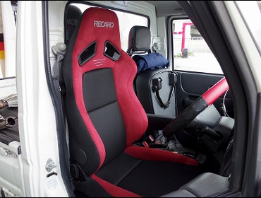 HONDA�@�A�N�e�B�@�g���b�N�@HA6�i2004�N�j�@�Ɂ@RECARO�i���J���j�@SR-7F�@GU100�@RED�@A/R�^�C�v�@����