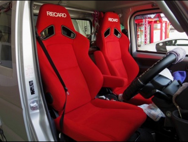 RECARO�i���J���V�[�g�j�@SUZUKI�@�X�[�p�[�L�����[�@���C�h�@DA16T�@�Ɂ@RECARO�i���J���j�@SR-7F�@KK100�@RED�@�A�[�����X�g�t���@�~���E�@����