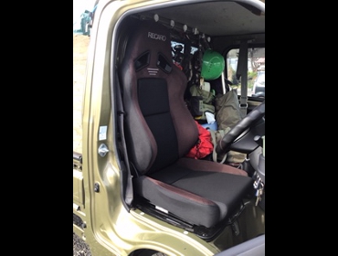DAIHATSU�@�n�C�[�b�g�g���b�N�@S500P�@M/T�ԁ@�Ɂ@RECARO�i���J���j�@SR-7F�@GU100�@�u���E���@����
