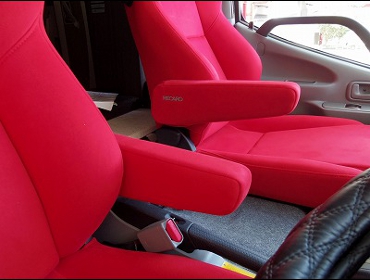 TOYOTA�@�J�����[�h�@�Ɂ@RECARO�i���J���j�@SR-7F�@KK100�@RED�@�A�[�����X�g�t���@�~���E�@����